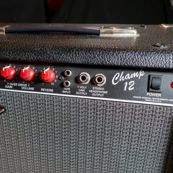 Fender Champ 12 10-Watt 1x12" Guitar Combo 1987 - 1992 (red knob version) - Image 5