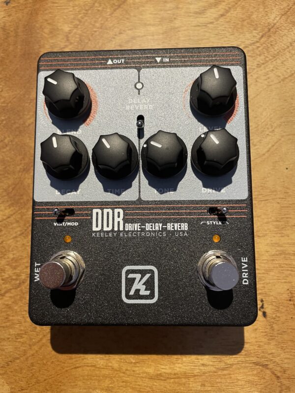 Keeley DDR - Drive, Delay, Reverb guitar effects pedal